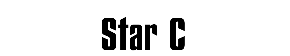 Star C cкачати шрифт безкоштовно